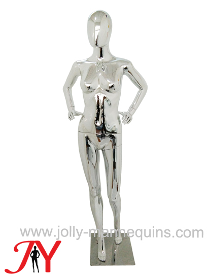 Jolly mannequins-Plastic chrome female mannequins-SF-21