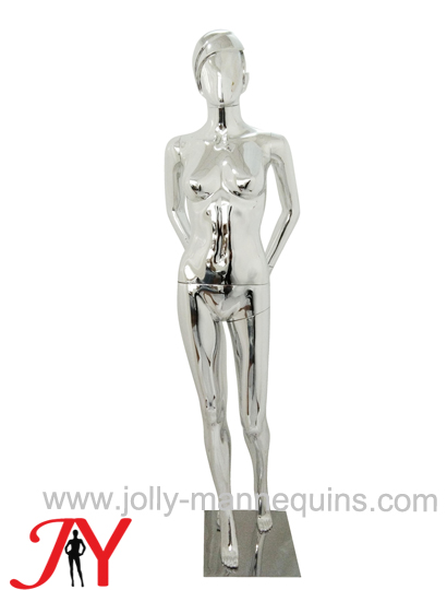 Jolly mannequins-Plastic chrome female mannequins-SF-19