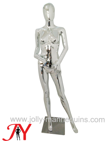 Jolly mannequins-Plastic chrome female mannequins-SF-12