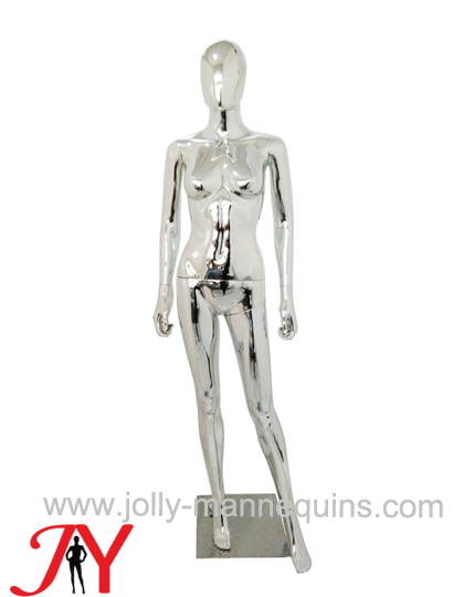 Jolly mannequins-Plastic chrome female mannequins-SF-1