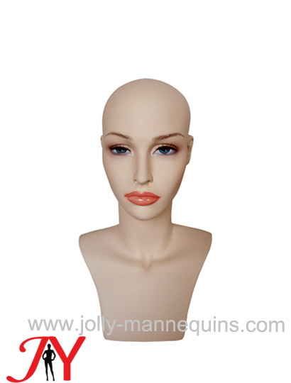 Jolly mannequins-mannequin display head make up skin color HD-X