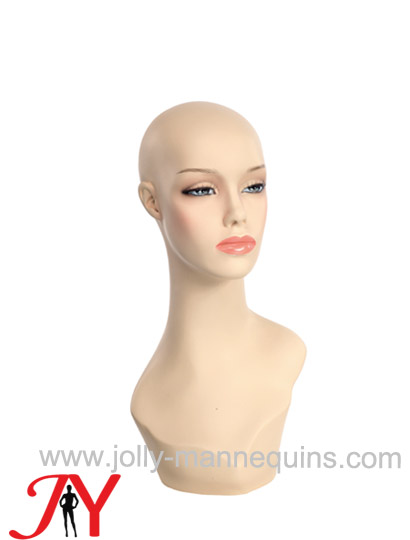 Jolly mannequins-mannequin display head make up skin color-H-8