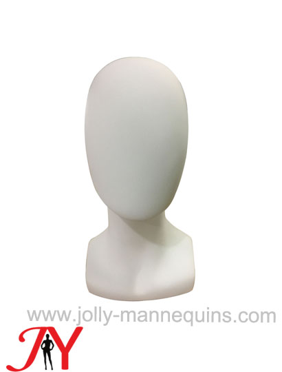 Jolly mannequins-mannequin display head egghead with shoulder for display-JY5702