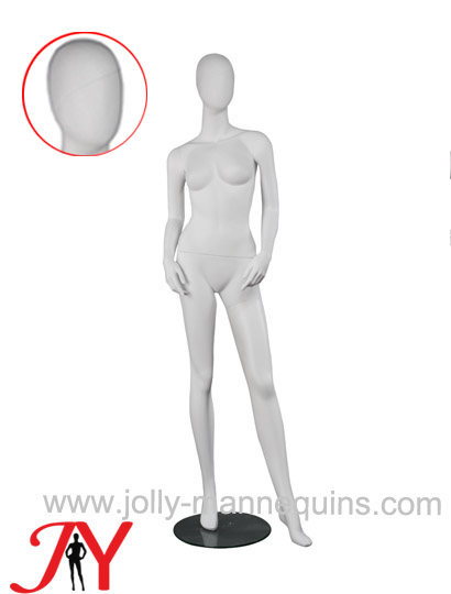 Jolly mannequins abstract female mannequin white matte color stylized pose JYNF-01