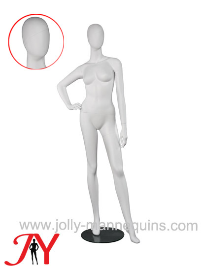 Jolly mannequins abstract female mannequin white matte color for women wear display classic style JYNF-02