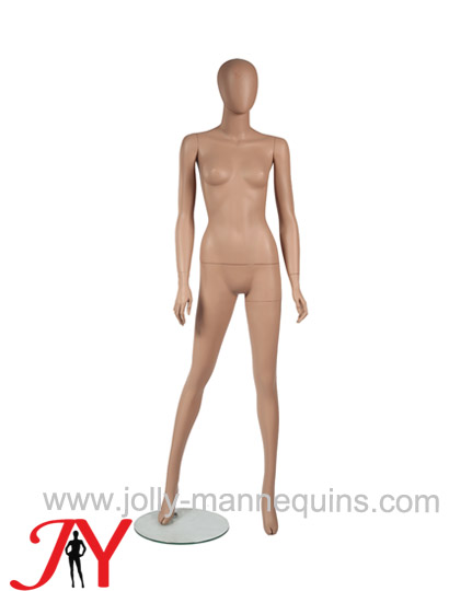 Jolly mannequins fibreglass female mannequin with realistic hands and fingers flesh tone skin color JY-RPF02