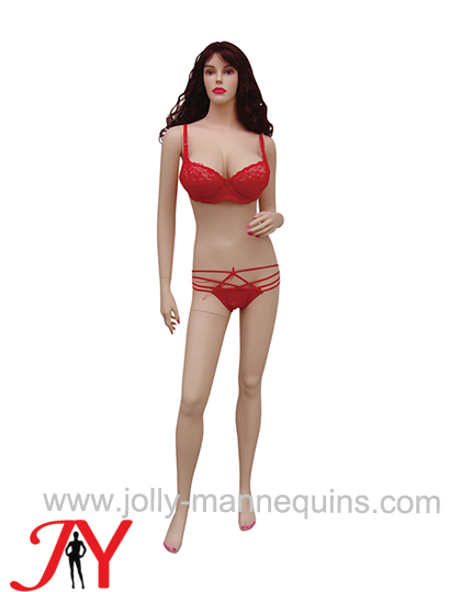 Jolly mannequins-stunning flesh tone skin color sexy female mannequin SY-0102