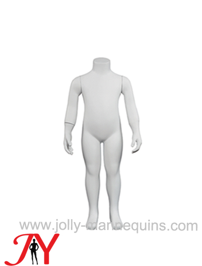 Jolly mannequins 2-3 years white matt headless child mannequin CH-4HL
