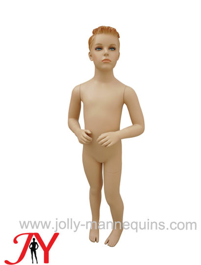 Jolly mannequins 2-3 years skin color Make up realistic little boy child mannequin JY-K102