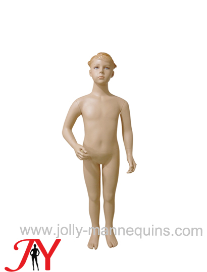 Jolly mannequins hot sell 5 years skin color Make up realistic child mannequin JY-K740