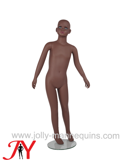 Jolly mannequins  127cm realistic make up brown color child  mannequin JY-HK2
