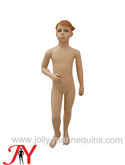 Jolly mannequins 103cm realistic make up sculpted hair child mannequin JY-K203
