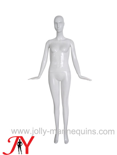 Jolly mannequins white glossy color Abstract sexy female mannequin JY-S07