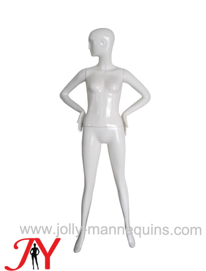 Jolly mannequins white glossy color Abstract sexy female mannequin JY-S18