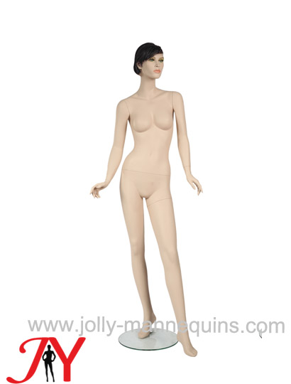 Jolly mannequins-仿真人化妆肤色女模特 带头发橱窗展示道具  JY-AD14
