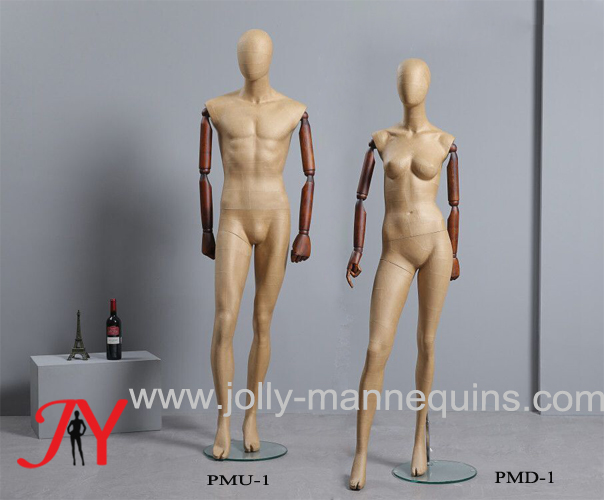 Jolly Mannequins new full body PAPER MACHE dress forms PMU-1 and PMD-1 are launched