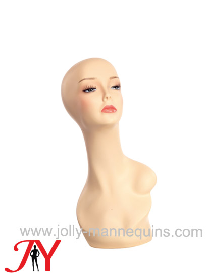 Jolly mannequins make up skin color mannequin display head JY-H5