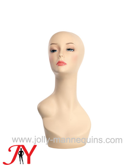 Jolly mannequins make up skin color mannequin display head JY-H6