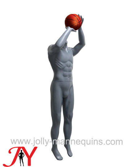 Jolly mannequins- male playing basketball shooting basket headless mannequin XM-3