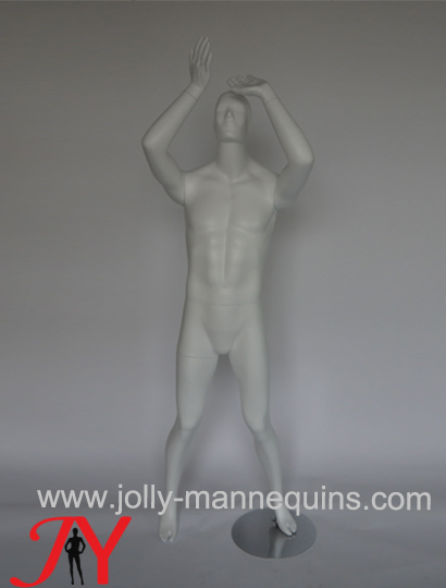 Jolly mannequins- Classic male sport mannequin for basketball playing with abstract head MOS-20SAH