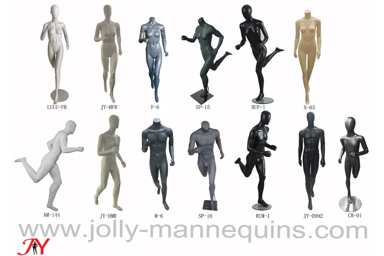 Jolly mannequins-New design sports running mannequins collection