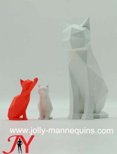 Jolly mannequins- new type hot sale animal mannequin lovely cat manenquin for window display 4001