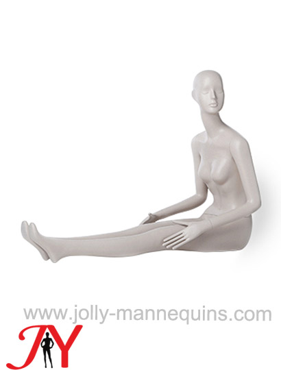 Jolly mannequins-sitting pose woman mannequins for window display Melody 109