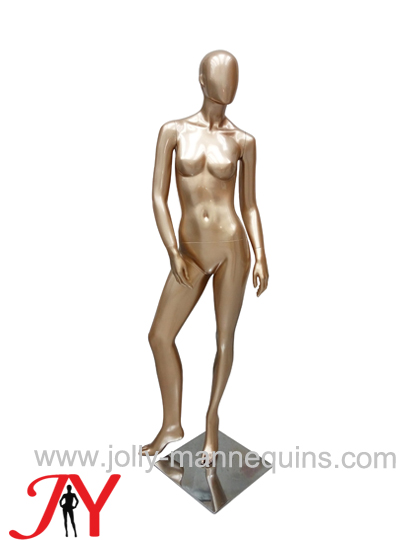 Jolly mannequins-gold color sexy abstract female mannequin EGGS-C04