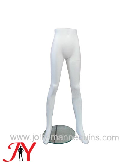 Jolly mannequins-white matt color female leg forms 1207