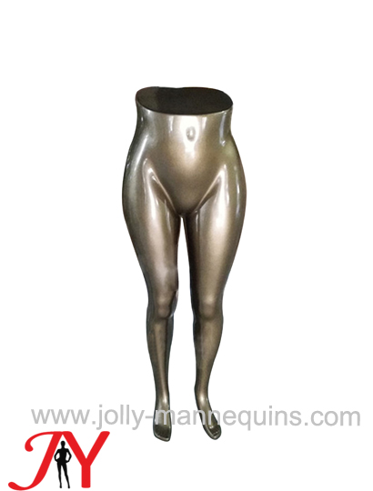 Jolly mannequins-gold color plus size female leg forms 1208