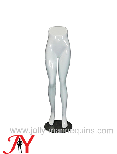 Jolly mannequins-white glossy female leg forms 1212