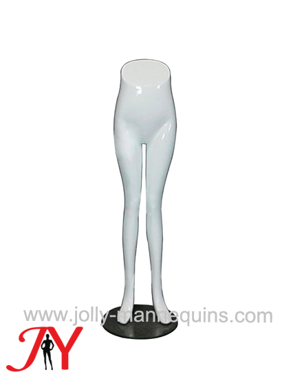 Jolly mannequins-white glossy color lower-body display female mannequin leg forms 1214