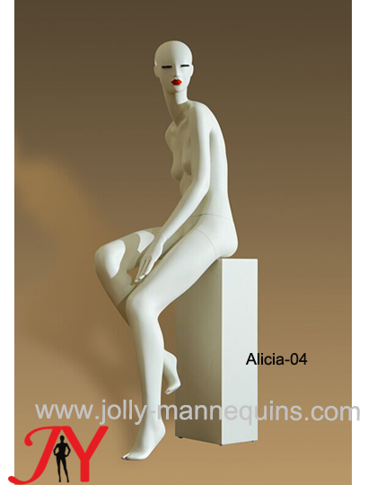 Jolly mannequins-new design abstract fiberglass female mannequin for clothes window display Alicia-4