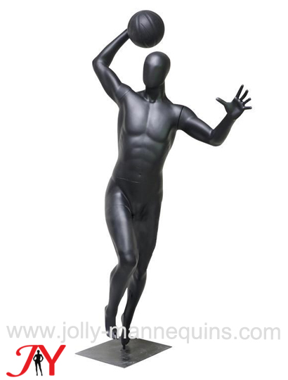 Jolly mannequins-abstract sport male mannequin with throw basketball JY-0027