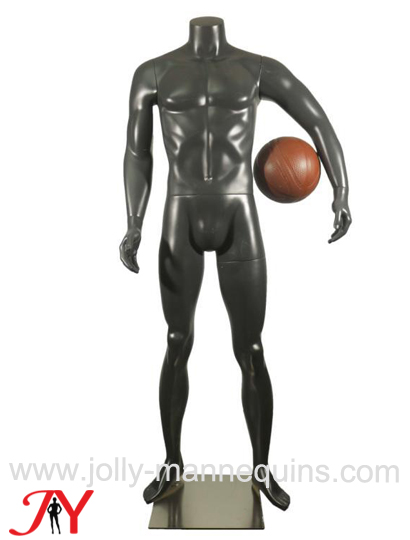 Jolly mannequins-headless sport male mannequin with hold the basketball in your left hand JY-0024