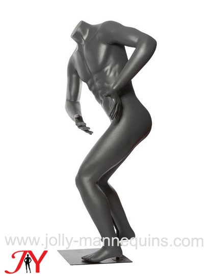 Jolly mannequins-sport headless male playing basketball mannequin JY-0022