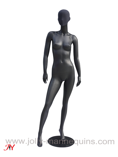 Jolly mannequins-fiberglass face changing standing female mannequins-Juno-4