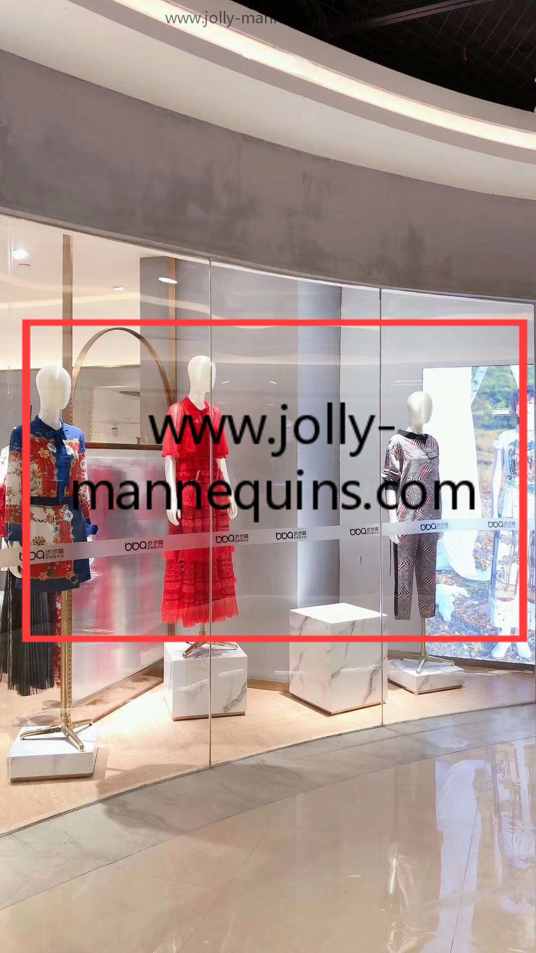 3d printing Raw mannequins used for window display