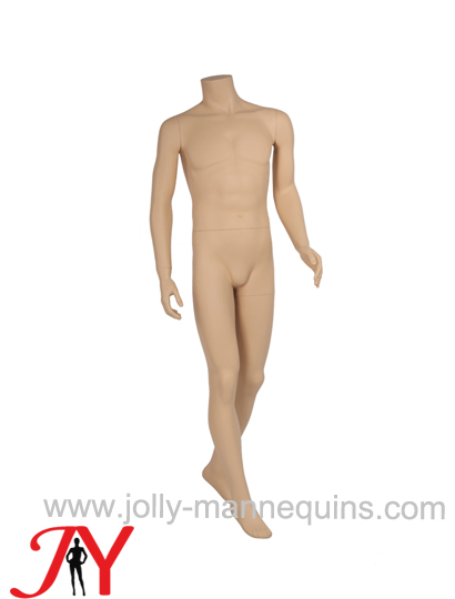 Jolly mannequins headless style male mannequin skin color mannequins JY-MAF1082L