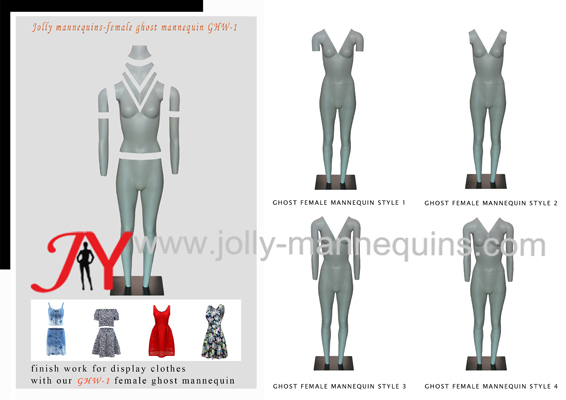 How to use Jolly mannequins female ghost mannequin GHW-1?